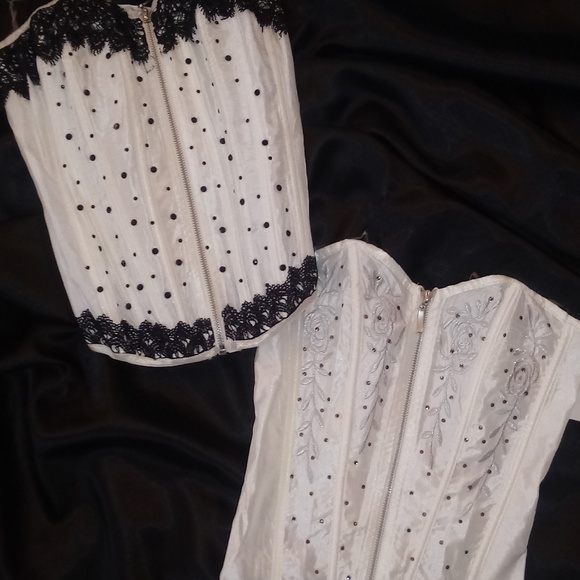 Cute White Bustiers - Picture 2 of 3